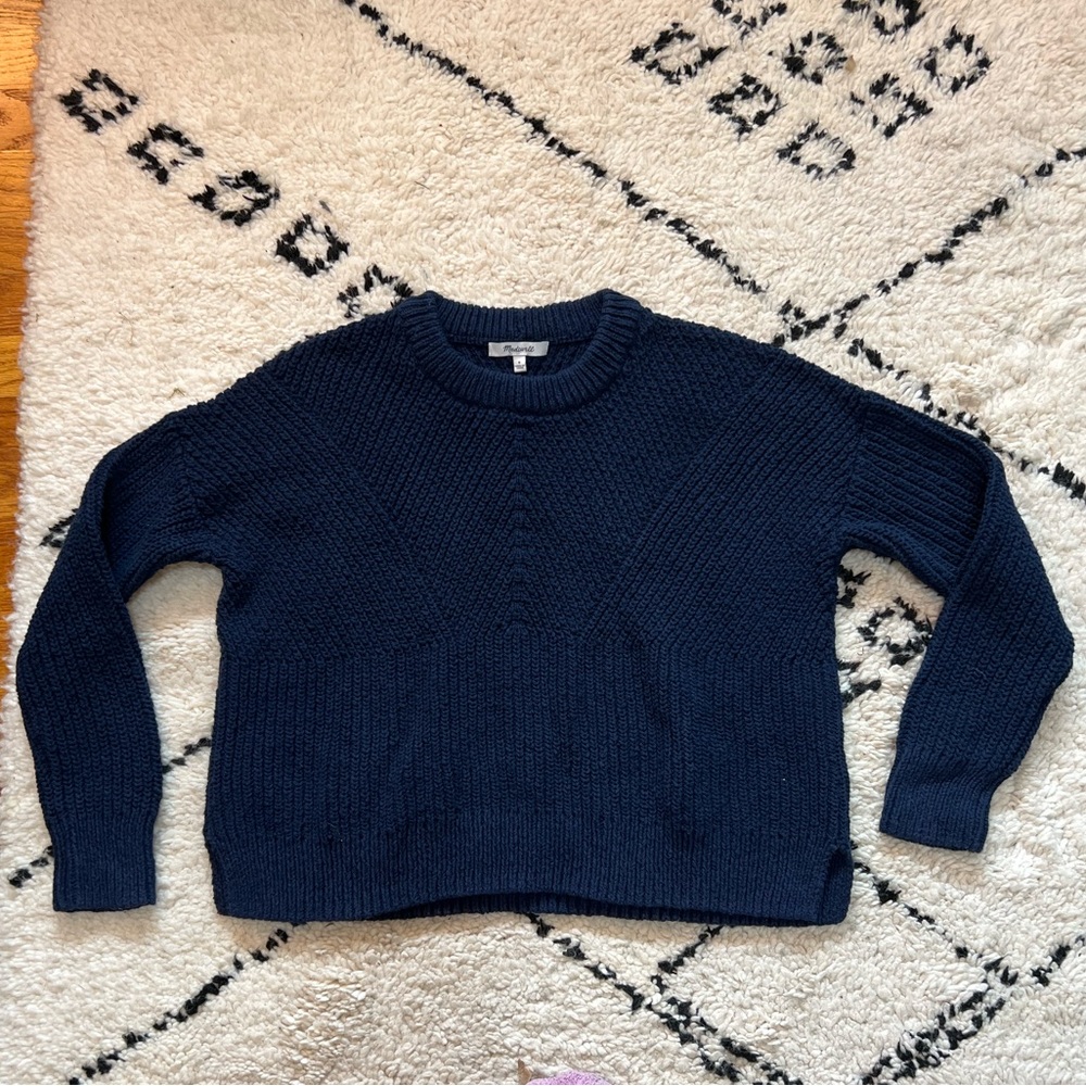 Madewell chunky knit sweater